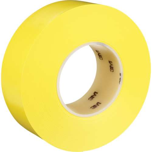 Durable Floor Marking Tape 971, 2" x 108', Vinyl, Yellow Maritime Industrial Rubber