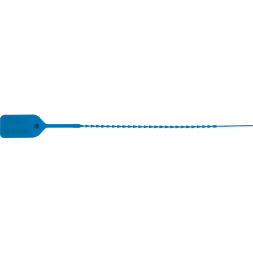 Standard-Duty Security Seal, 9", Plastic, Pull-Through Maritime Industrial Rubber