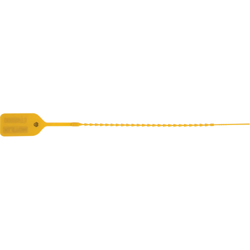 Standard-Duty Security Seal, 9", Plastic, Pull-Through Maritime Industrial Rubber