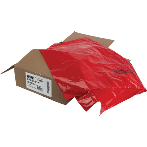 Waste Bags, Bio-Hazard, 38" L x 30" W, 2 mils Maritime Industrial Rubber