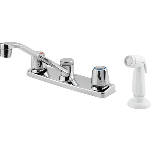 Robinet de cuisine avec pulv&eacute;risateur s&eacute;rie Pfirst Maritime Industrial Rubber