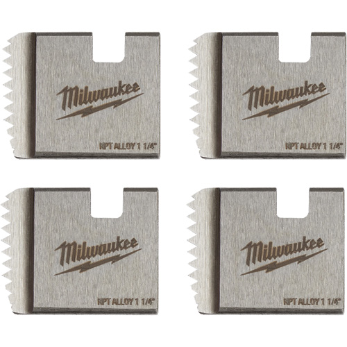 Matrices de tuyauterie portables NPT, Pour tuyau de 1-1/4", Alliage Maritime Industrial Rubber