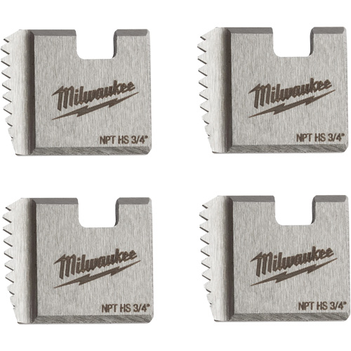 Matrices de tuyauterie portables NPT, Pour tuyau de 3/4", Acier rapide Maritime Industrial Rubber