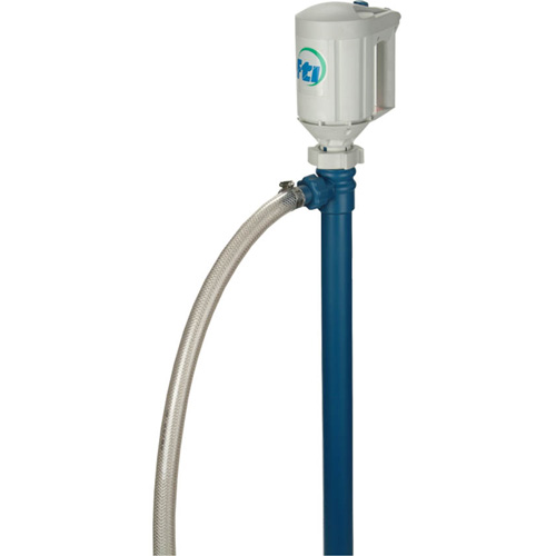 PFM-48 Drum Pump Kit with M3V Motor, Polypropylene/PVDF/Stainless Steel Maritime Industrial Rubber