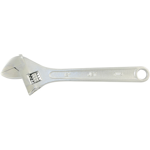 AW-12 Cl&eacute; ajustable, 12" lo, la max. 1-1/2", Chrome Maritime Industrial Rubber