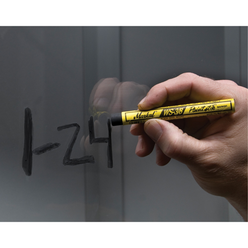WS-3/8 Paintstik&reg; Paint Marker, Solid Stick, Black Maritime Industrial Rubber