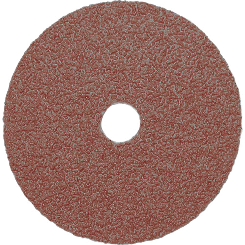 Disque de ponçage en fibre de r&eacute;sine, Oxyde d'aluminium, 36, 7" Dia x 7/8" Arbre Maritime Industrial Rubber