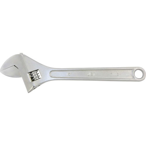 AW-15 Adjustable Wrench, 15" L, 1-7/8" Max Width, Chrome Maritime Industrial Rubber