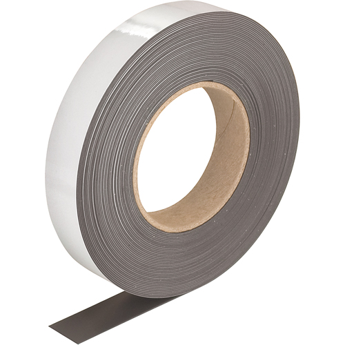 &eacute;tiquettes magn&eacute;tiques effaçables, Magn&eacute;tique, 600" lo x 1" la Maritime Industrial Rubber