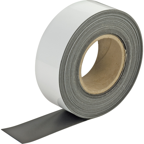 &eacute;tiquettes magn&eacute;tiques effaçables, Magn&eacute;tique, 600" lo x 3" la Maritime Industrial Rubber