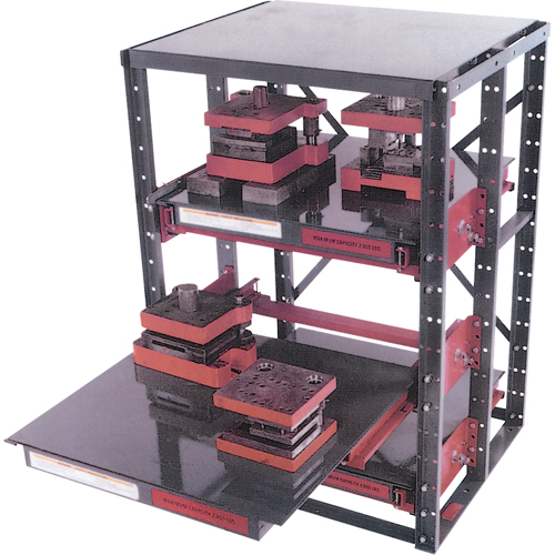 E-Z Glide Roll-Out Shelving - Additional Shelves, Steel, 48" W x 48" D Maritime Industrial Rubber