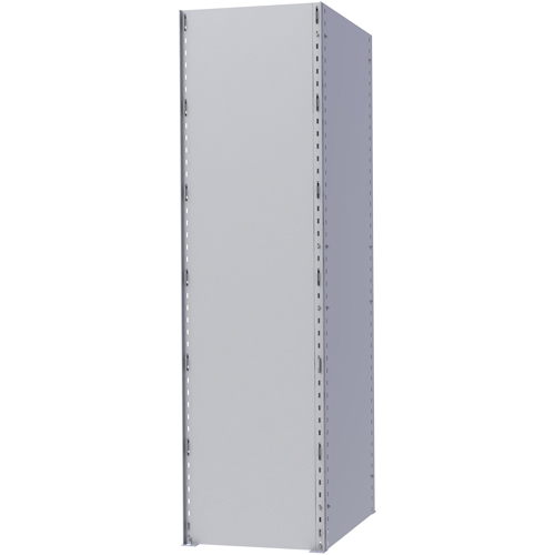Interlok Boltless Shelving End Panel, 3' 4" H, 12" D, Steel Maritime Industrial Rubber