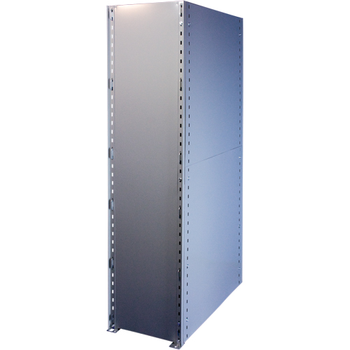 Interlok Boltless Shelving End Panel, 3' 4" H, 12" D, Steel Maritime Industrial Rubber