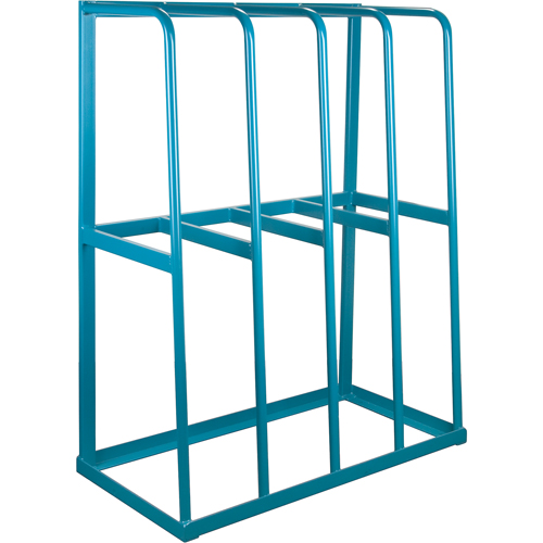 Bar Storage Racks - Vertical Bar Racks, Vertical, 48" W x 24" D x 60" H, 3000 lbs. Cap. Maritime Industrial Rubber