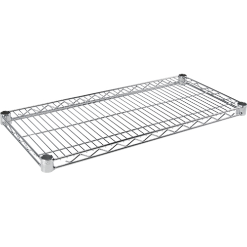 Wire Shelf for Heavy-Duty Chromate Wire Shelving, 30" W x 14" D, 800 lbs. Capacity Maritime Industrial Rubber