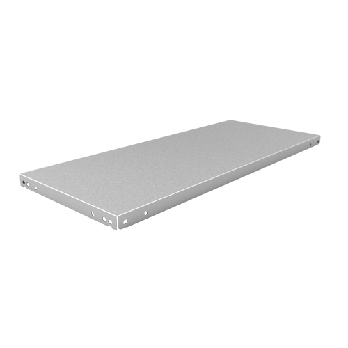 Slotted Angle Shelf, Galvanized Steel, 48" W x 15" D Maritime Industrial Rubber