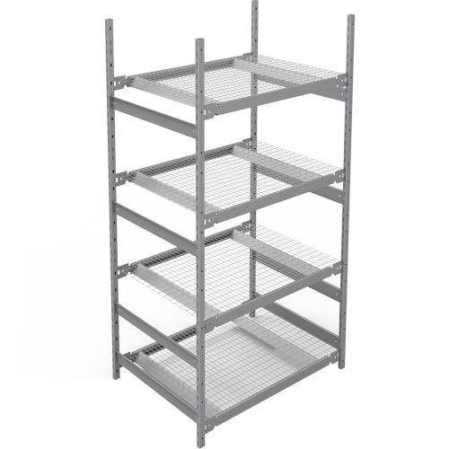 Wide Span Storage Shelving, Boltless, 1340 lbs. Capacity, 42" W x 84" H x 32" D Maritime Industrial Rubber