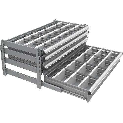 Cabinet d'entreposage &agrave; tiroirs int&eacute;gr&eacute; Interlok Maritime Industrial Rubber