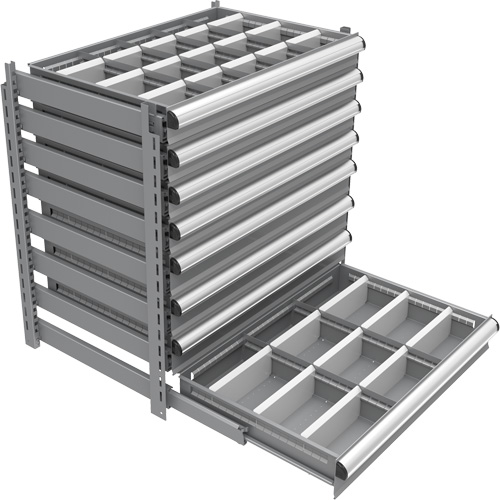 Cabinet d'entreposage &agrave; tiroirs int&eacute;gr&eacute; Interlok Maritime Industrial Rubber