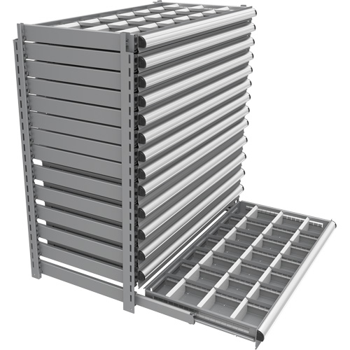 Cabinet d'entreposage &agrave; tiroirs int&eacute;gr&eacute; Interlok Maritime Industrial Rubber