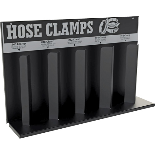 Support de rangement pour 5 colliers de serrage pour tuyaux flexibles Maritime Industrial Rubber