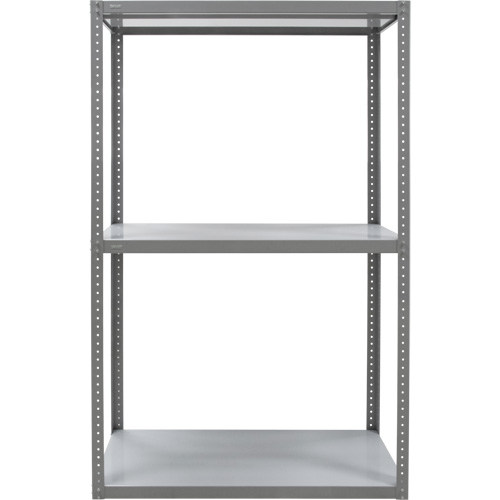 &eacute;tag&egrave;re robuste, Acier, Boulonn&eacute;, Capacit&eacute; 3000 lb, 36" la x 72" h x 18" p Maritime Industrial Rubber