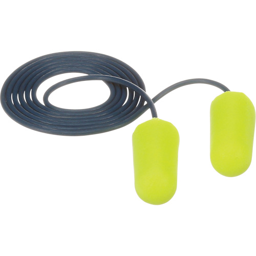 Bouchons d'oreilles d&eacute;tectables E-A-Rsoft, Avec cordon, R&eacute;gulier, Vrac - Sac en poly, NRR dB 32 Maritime Industrial Rubber