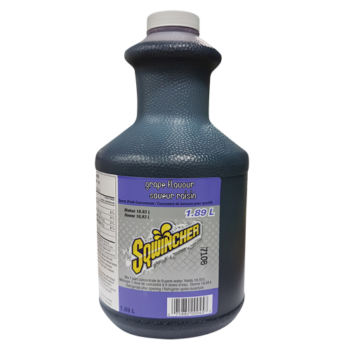 Sqwincher&reg; Rehydration Drink, Concentrate, Grape Maritime Industrial Rubber