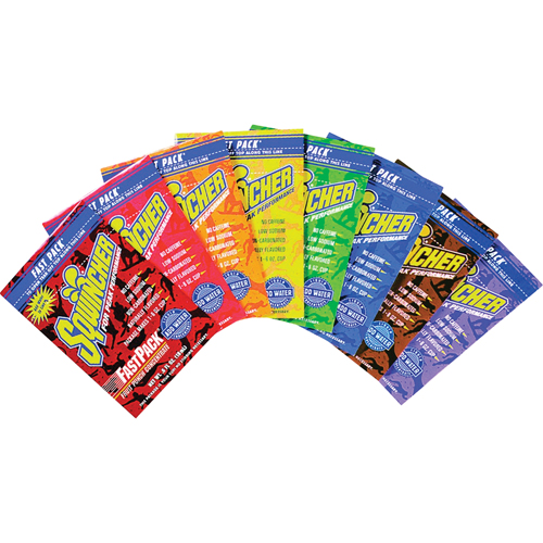 Sqwincher&reg; Boisson de r&eacute;hydratation Fast Pack, Emballage-portion, Limonade Maritime Industrial Rubber