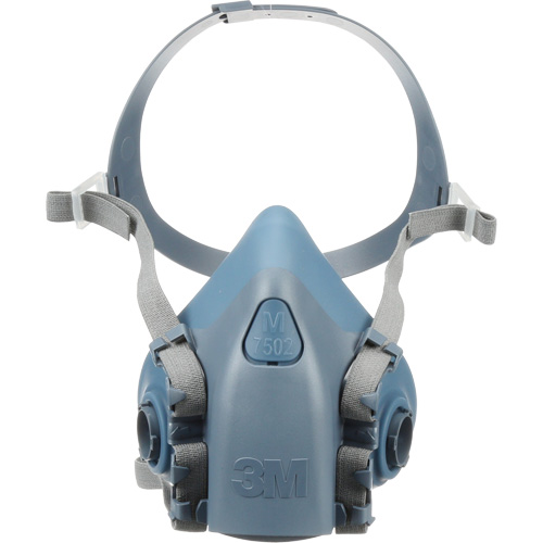 7500 Series Reusable Half Facepiece Respirator, Silicone, Small Maritime Industrial Rubber