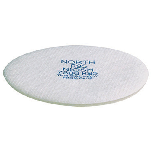 Tampons filtreurs s&eacute;rie N de North, Filtre contre les particules, Filtre R95 Maritime Industrial Rubber