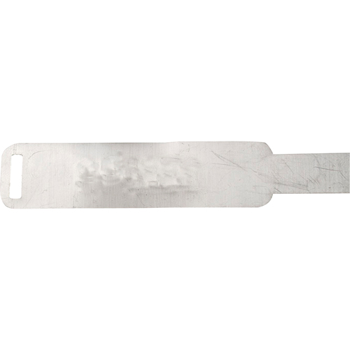 Aluminum Blank Tags, 1" W x 10" H Maritime Industrial Rubber