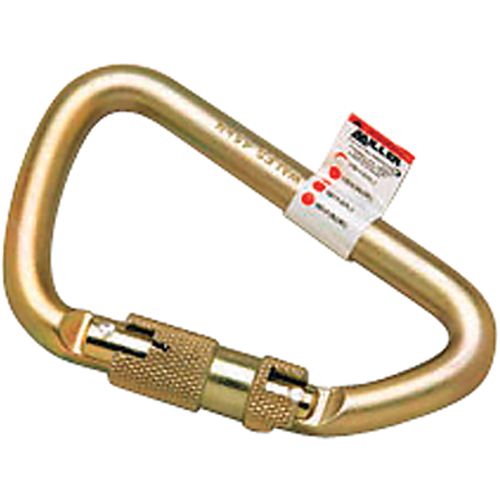 Miller&reg; Carabiners, Steel, 400 lbs Capacity Maritime Industrial Rubber