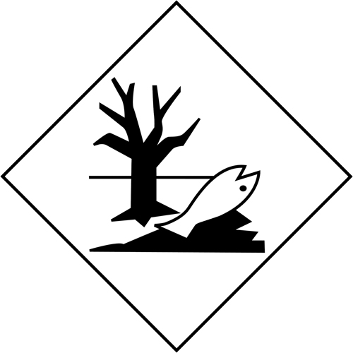 Marine Pollutant Mark TDG Shipping Labels, Environmental Pollutants, Paper Maritime Industrial Rubber