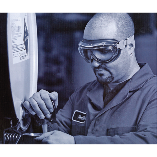 Uvex&reg; Flex Seal Safety Goggles, 3.0 Lens, Anti-Fog, Indirect Vent Maritime Industrial Rubber