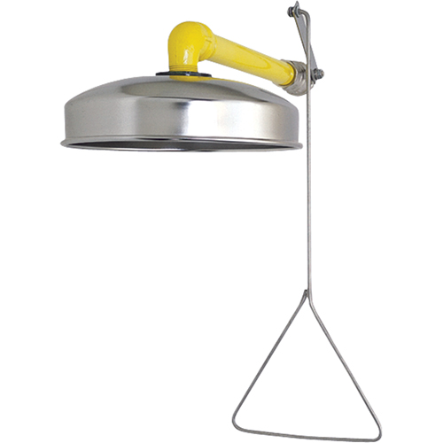 Horizontal Supply Emergency Shower Stations, Wall-Mount Maritime Industrial Rubber