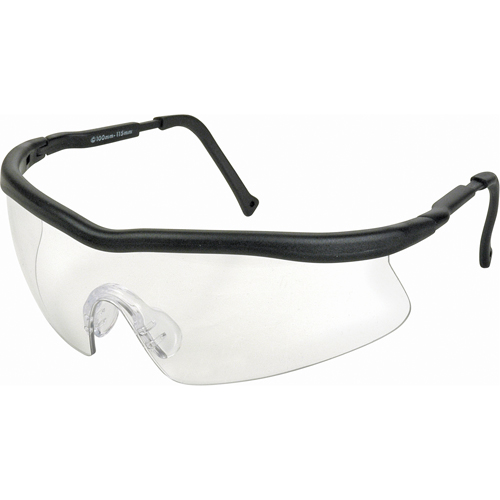 Lunettes de s&eacute;curit&eacute; s&eacute;rie Z400, Lentille Transparent, Anti-&eacute;gratignures, R&eacute;pond ou surpasse la norme CSA Z94.3 Maritime Industrial Rubber