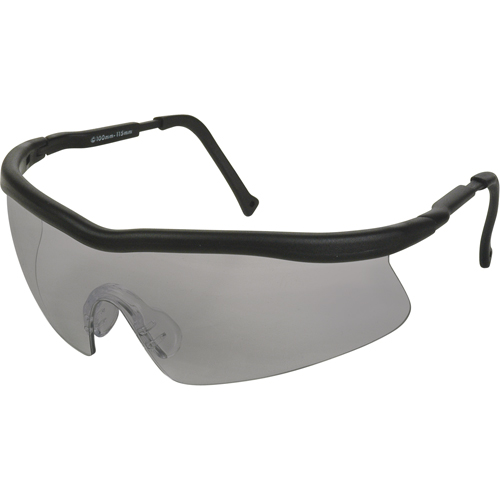 Lunettes de s&eacute;curit&eacute; s&eacute;rie Z400, Lentille Grise/fum&eacute;e, Anti-&eacute;gratignures, R&eacute;pond ou surpasse la norme CSA Z94.3 Maritime Industrial Rubber