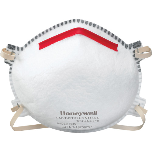 Saf-T-Fit&reg; Plus N1115 Particulate Respirators, N95, NIOSH Certified, Small Maritime Industrial Rubber