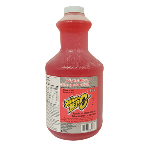 Sqwincher&reg; Boisson de r&eacute;hydratation ZERO, Concentr&eacute;, Punch aux fruits Maritime Industrial Rubber