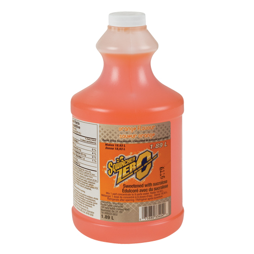 Sqwincher&reg; Boisson de r&eacute;hydratation ZERO, Concentr&eacute;, Orange Maritime Industrial Rubber