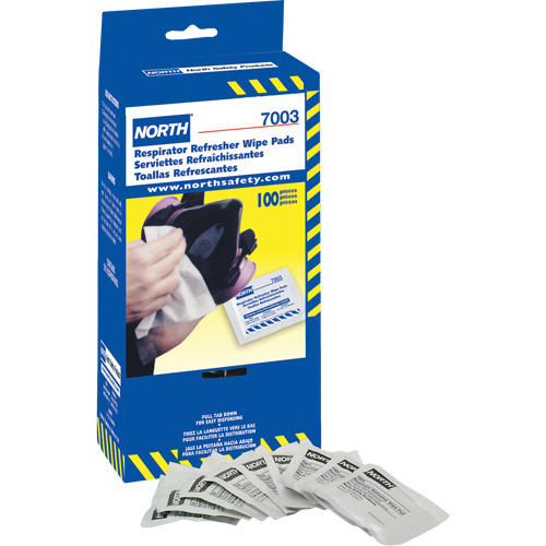 Lingettes rafraîchissantes pour respirateur North, Lingettes Maritime Industrial Rubber