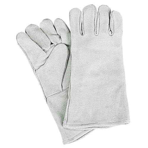 Standard-Duty Welder's Gloves, Split Cowhide, Size Large Maritime Industrial Rubber