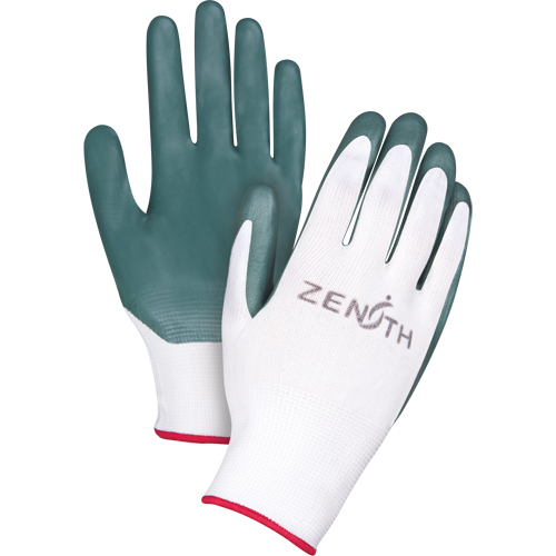 Premium Comfort Coated Gloves, 7/Small, Nitrile Coating, 13 Gauge, Polyester Shell Maritime Industrial Rubber