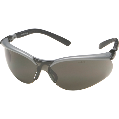 Bx Safety Glasses, Grey/Smoke Lens, Anti-Fog, Meets/Exceeds CSA Z94.3 Maritime Industrial Rubber