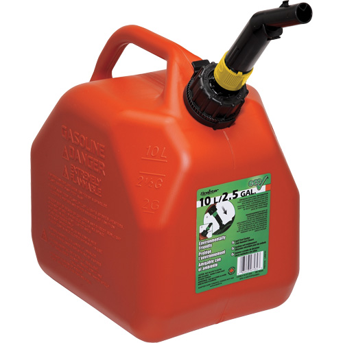 Eco&reg; Gas Cans, 2.5 US gal./9.46 L, Red, CSA Compliant/ULC Maritime Industrial Rubber