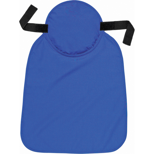 Chill-Its&reg; 6717 Cooling Hard Hat Pad + Shade, Blue Maritime Industrial Rubber