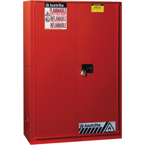 Sure-Grip&reg; EX Combustibles Safety Cabinet for Paint and Ink, 60 gal., 5 Shelves Maritime Industrial Rubber