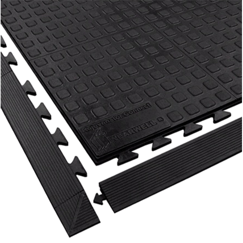Tapis Rejuvenator Connect No. 502, Polyur&eacute;thane, 3-1/4' la c, 3-1/4' lo, 5/8" &eacute;paisseur, Jaune Maritime Industrial Rubber