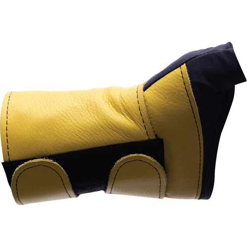 Wrist Supports, Leather/Lycra&reg;/Nylon, Left Hand, Small Maritime Industrial Rubber